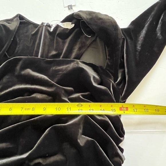 ASTR The Label Virginia Dress Heavy Velour Square Neck XL New with tags - Picture 8 of 9